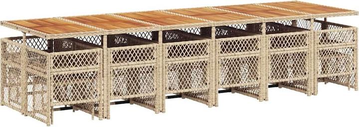 Produktbild vidaXL Garten Essgruppe (330 x 106 x 73 cm)