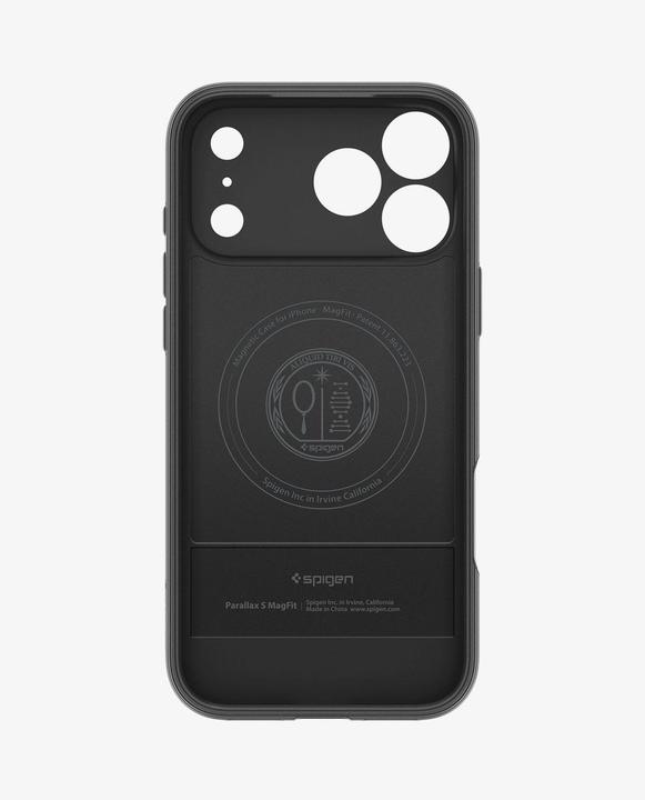 Actual product image Spigen Parallax ”S” Mag Magsafe case for iPhone 17 Pro Matte Black (Apple iPhone 17 Pro)