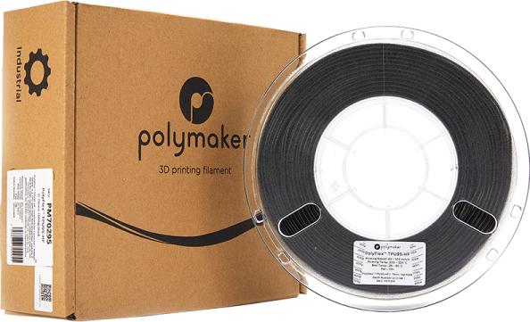 Actual product image Polymaker PolyFlex TPU95-HF - Black - 1.75mm (TPU, 1.75 mm, 1000 g)
