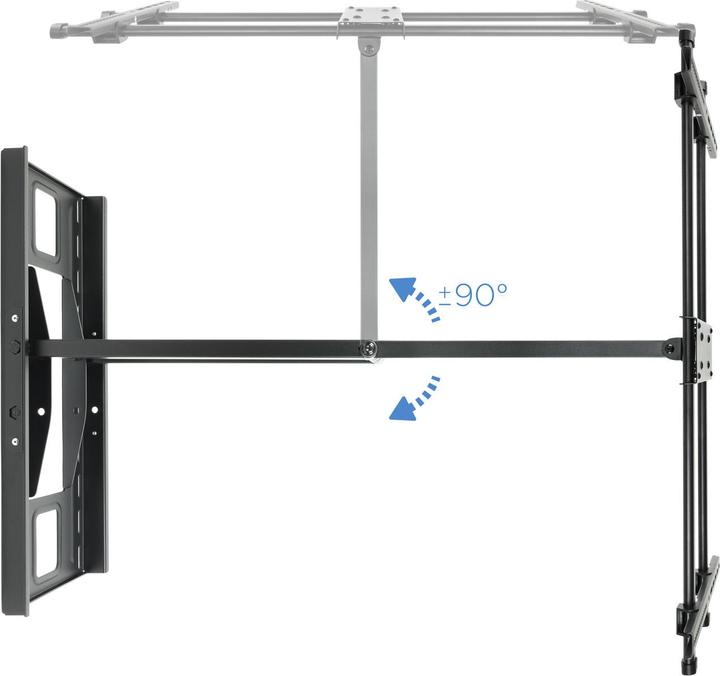 Actual product image Tooq Technology SOPORTE PARED LP4380XL-B 43"-80" NEGRO (Wall, 80", 50 kg)