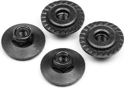 Actual product image Maverick Flanged Lock Nut M5x8mm (4pcs) (M5)