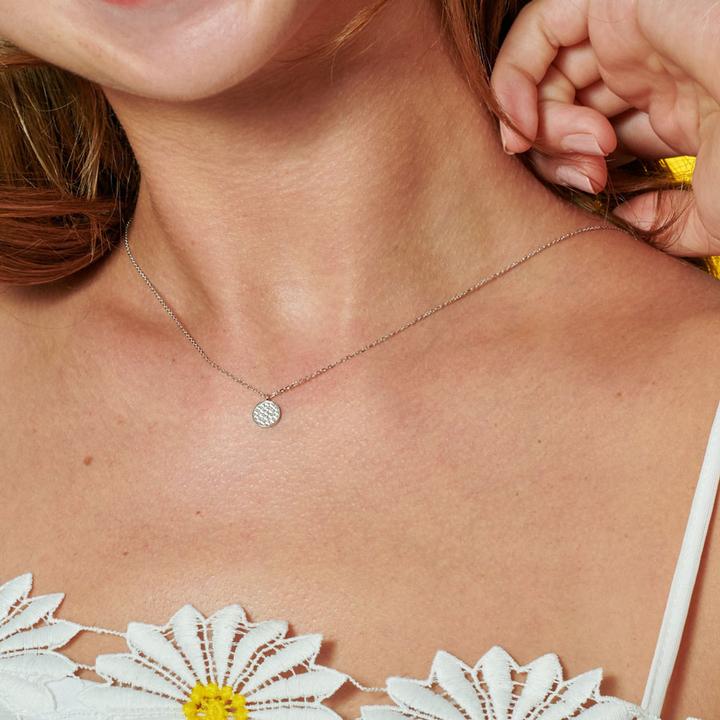 Immagine prodotto Xenox Collana Crazy Daisy Pavé (Argento 925, 40 - 45 cm)