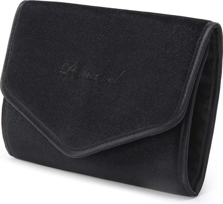 Only-Bags.Store Schmuckrollen, Reiseschmuck-Organizer, faltbare Aufbewahrungstasche für Reiseringe, Halsketten