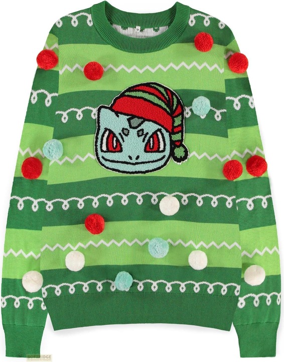 Immagine prodotto Difuzed POKEMON - Bulbizarre - Pull de Noël Ponpons (XL) (XL)