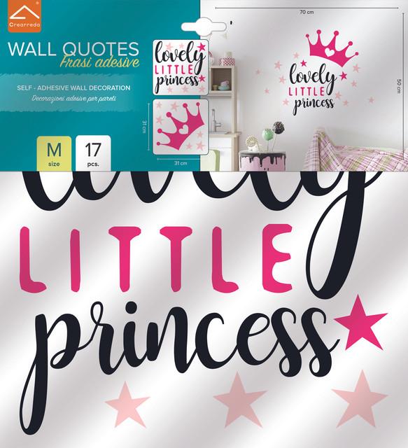 Actual product image Crearreda Wall sticker 31x31 cm Lovely Princess (31 x 31 cm)
