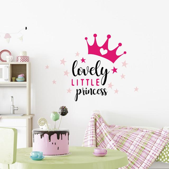 Actual product image Crearreda Wall sticker 31x31 cm Lovely Princess (31 x 31 cm)