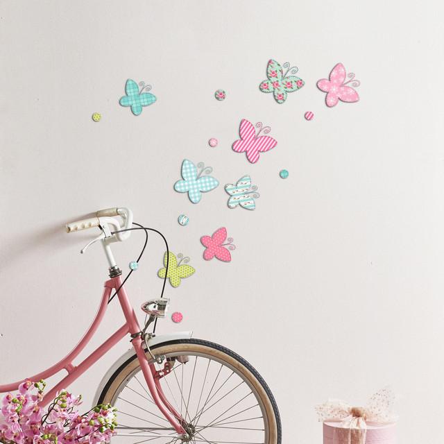 Crearreda L3 Adesivi murali 31x31 cm Farfalla (31 x 31 cm)