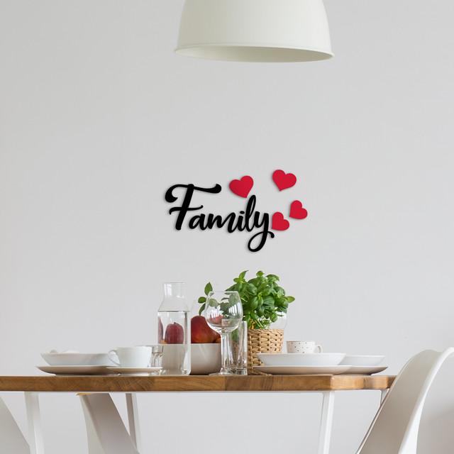 Actual product image Crearreda Foam Wall Sticker 15x31 cm Family (15 x 31 cm)