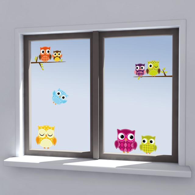 Actual product image Crearreda Windowsticker Owls