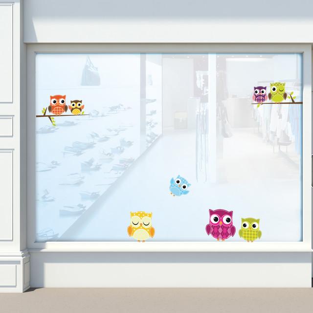 Actual product image Crearreda Windowsticker Owls