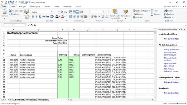Produktbild Avanquest Ability Office 11 Professional (Code in a Box) (1 User)