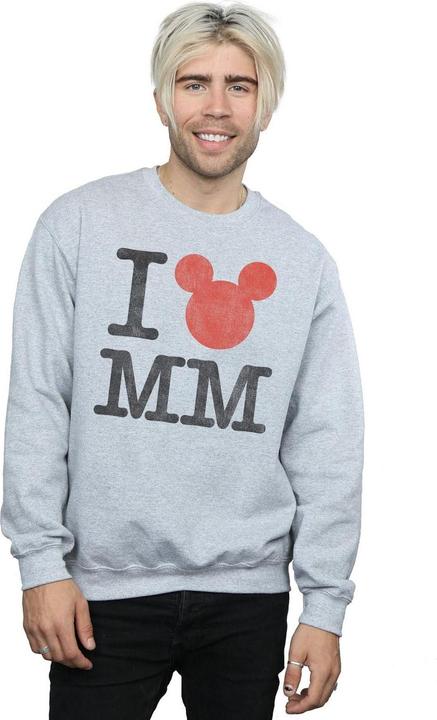 Produktbild Disney Mickey Mouse I Love Mickey Sweatshirt (M)