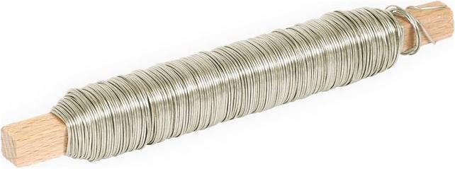 BestaPac Kupferdraht Deko silber 0.5mm