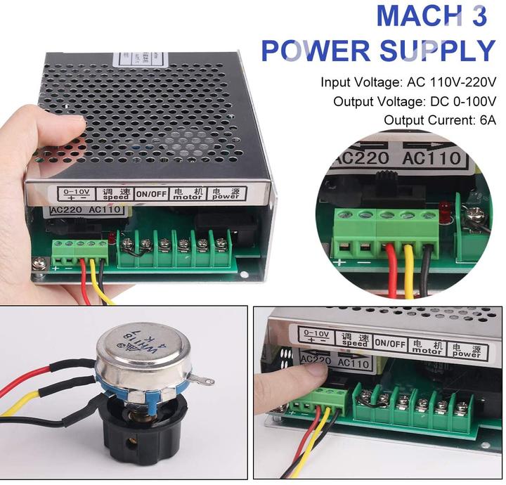Actual product image MySweety 500W Mini Spindle Motor