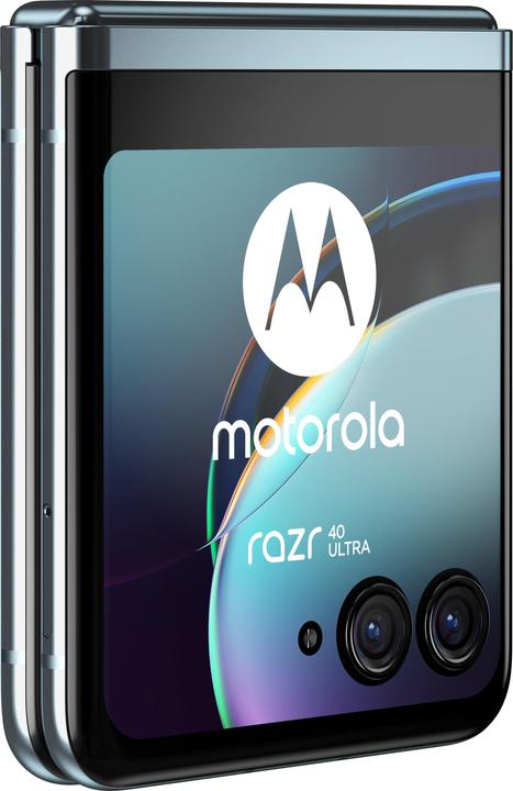 Actual product image Motorola Razr 40 Ultra (256 GB, Glacier Blue, 6.90", SIM + eSIM, 5G)
