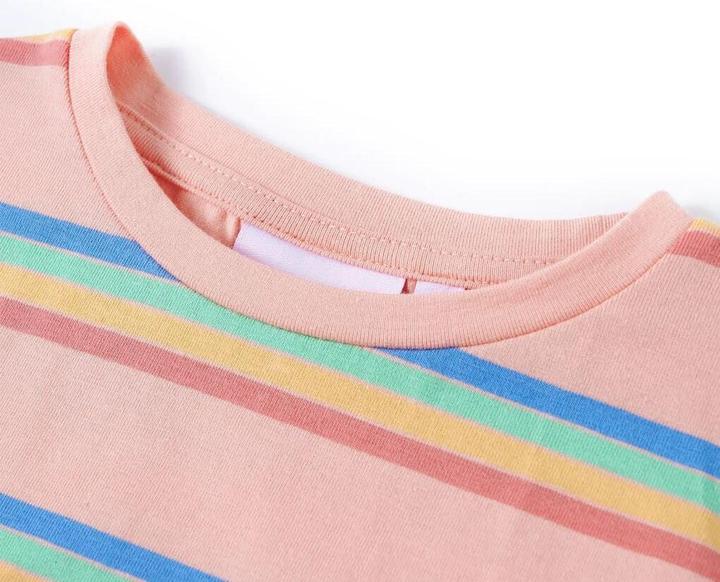 Immagine prodotto vidaXL Maglietta da bambino rosa pesca 140,Materiale: 95 % cotone. 5 (140)