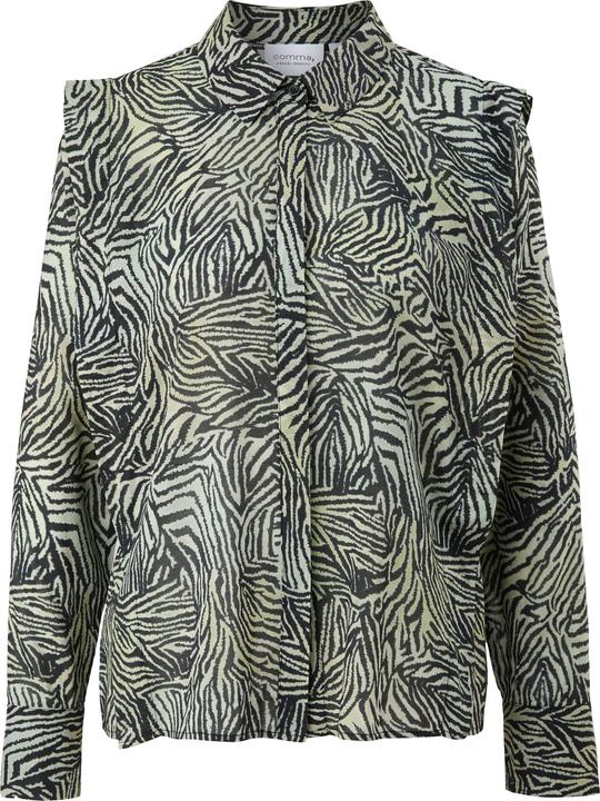 Produktbild Comma Bluse Hemdbluse mit Allover-Muster (44)