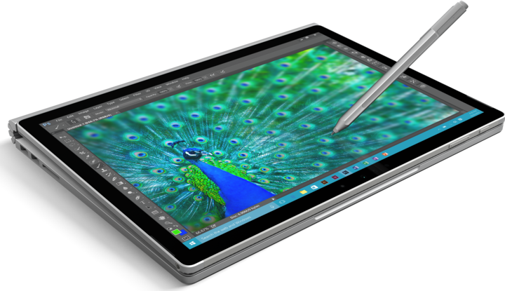 Image du produit Microsoft Surface Book, SSD 128Go (13.50", Intel Core i5 6300U, 8 Go, 128 Go)