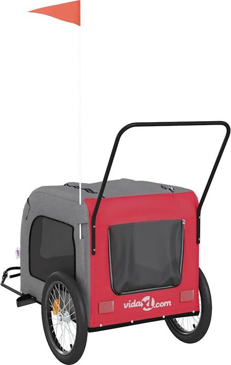 Produktbild vidaXL Fahrradanhänger Hund