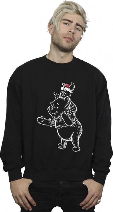 Immagine prodotto Disney Winnie The Pooh Piglet Christmas Felpa Uomo (L)