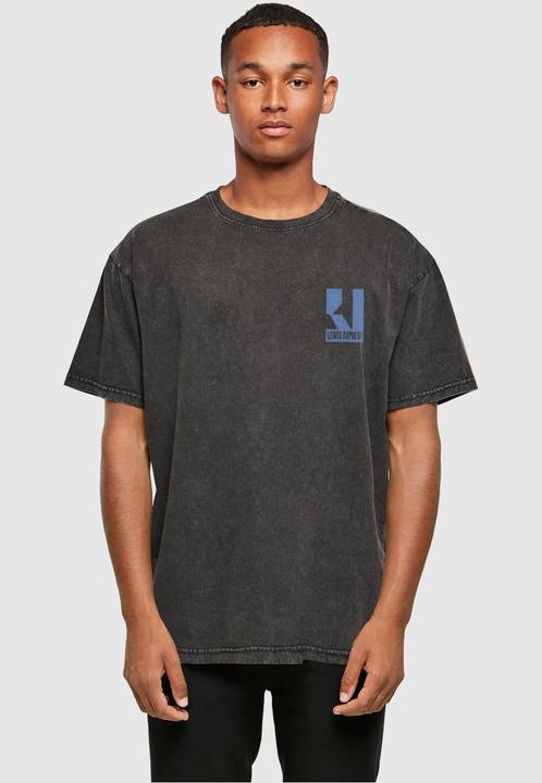 Produktbild Merchcode Lewis Capaldi - Tour grabsheet 3 Acid Washed Oversize Tee - 113795 (M)