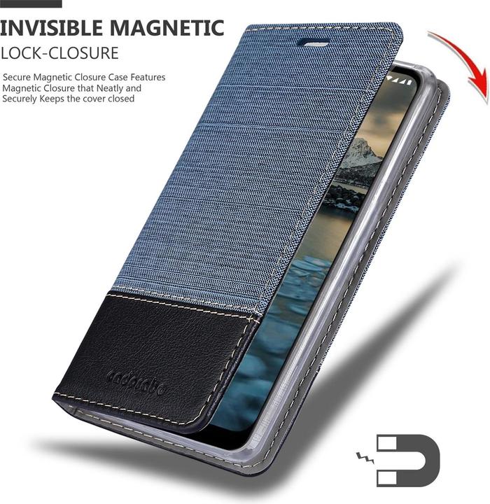 Actual product image Cadorabo Book Jeans Optics Cover (Nokia 2.4)