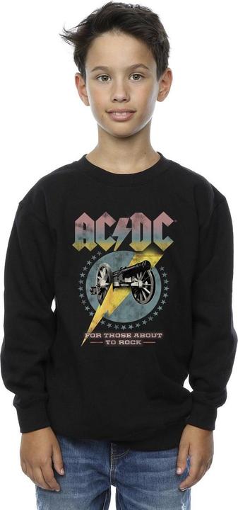 Produktbild AC/DC For Those About To Rock Sweatshirt Jungen (140, 146)