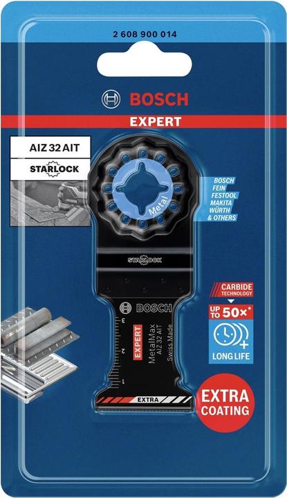 Produktbild Bosch Professional Zubehör EXPERT MetalMax AIZ 32 AIT Blatt für Multifunktionswerkzeuge, 40 x 32 mm