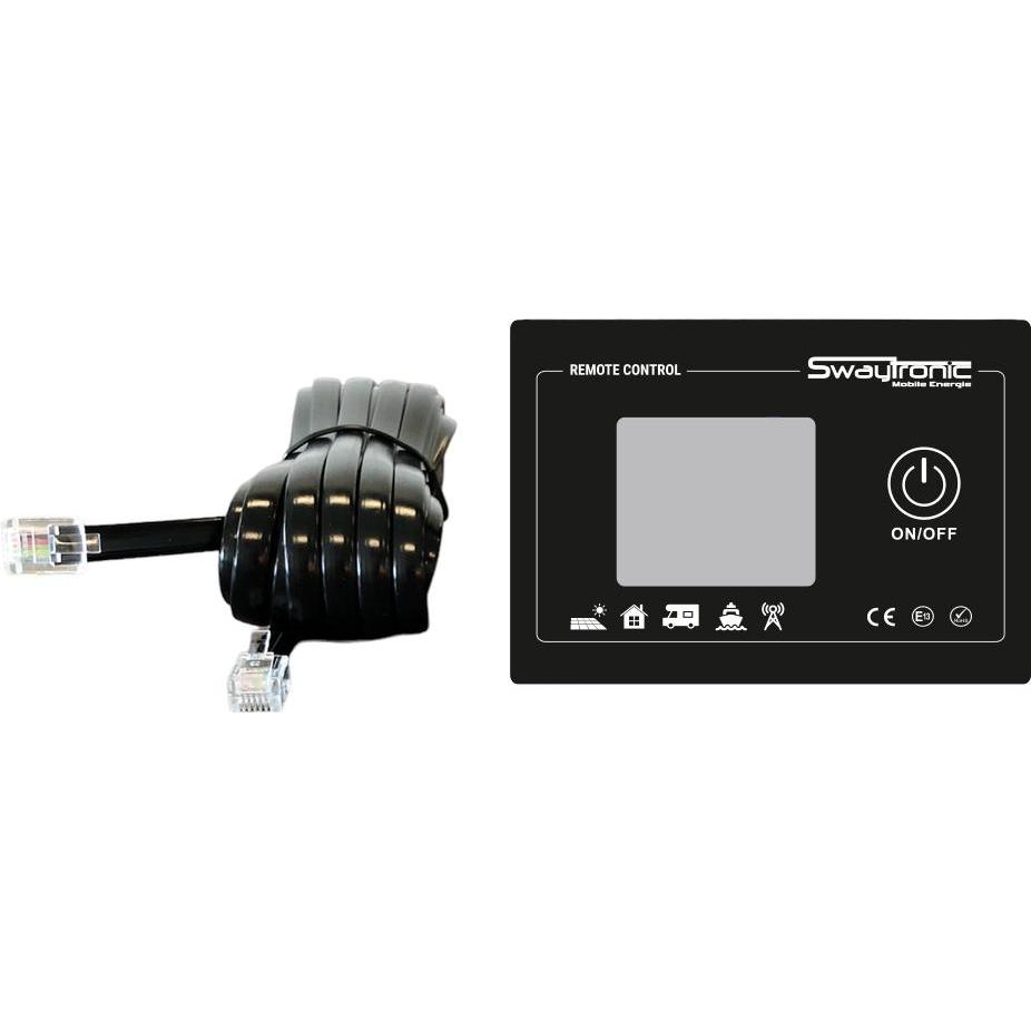 Swaytronic, Accessori per energia solare, Inverter - Protezione FI Telecomando (Spina solare)