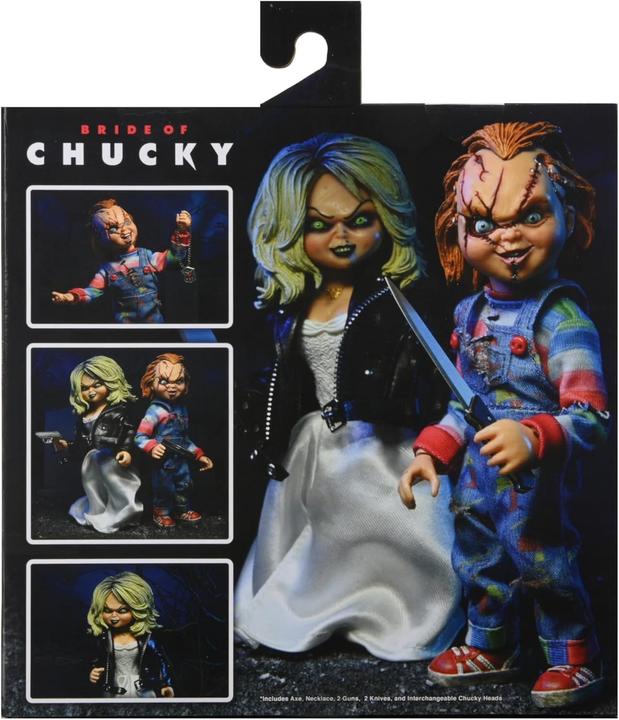 Actual product image Neca AF Bride of Chucky 2 Pack Chucky & Tiffany