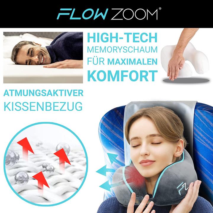 Image du produit Flowzoom Coussin de nuque confortable (24 x 24 cm)