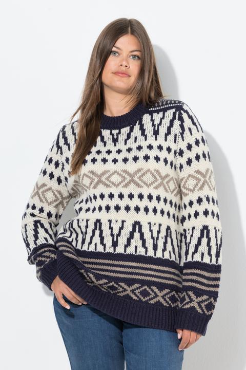 Produktbild Laurasøn Strickpullover, Troyerkragen, Langarm (42)