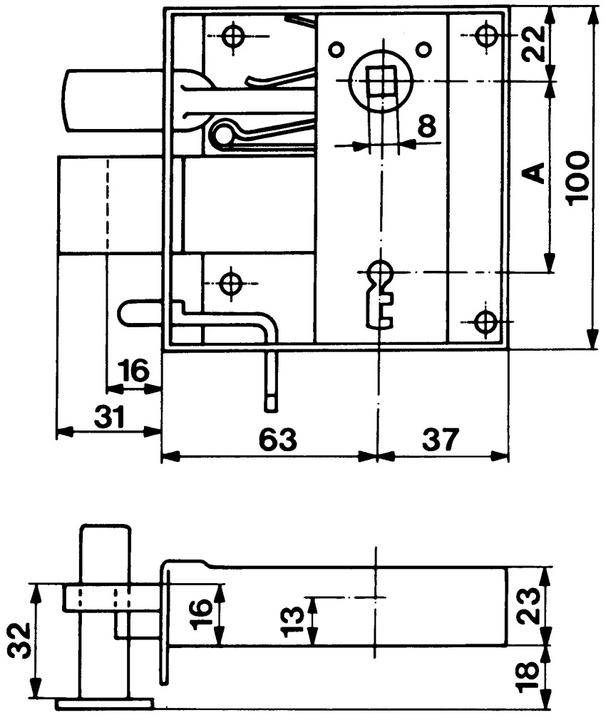 Produktbild Hager Zierbeschläge Zimmertürschlösser aufgesetzt