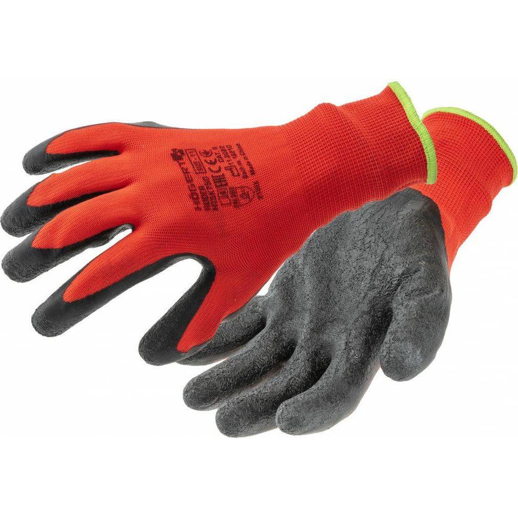 Mga, Guanti Di Sicurezza, Hogert Strective Glouf Latex Roder Roter Rosso-Nero Taglia 11 (11)