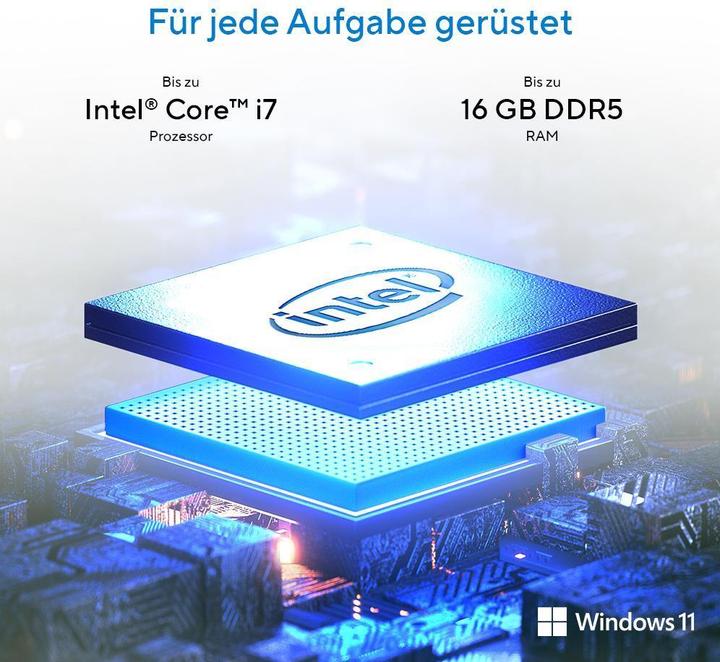 Produktbild ASUS ExpertCenter P5 (1000 GB, 20 GB, Intel Core i7-13620H)