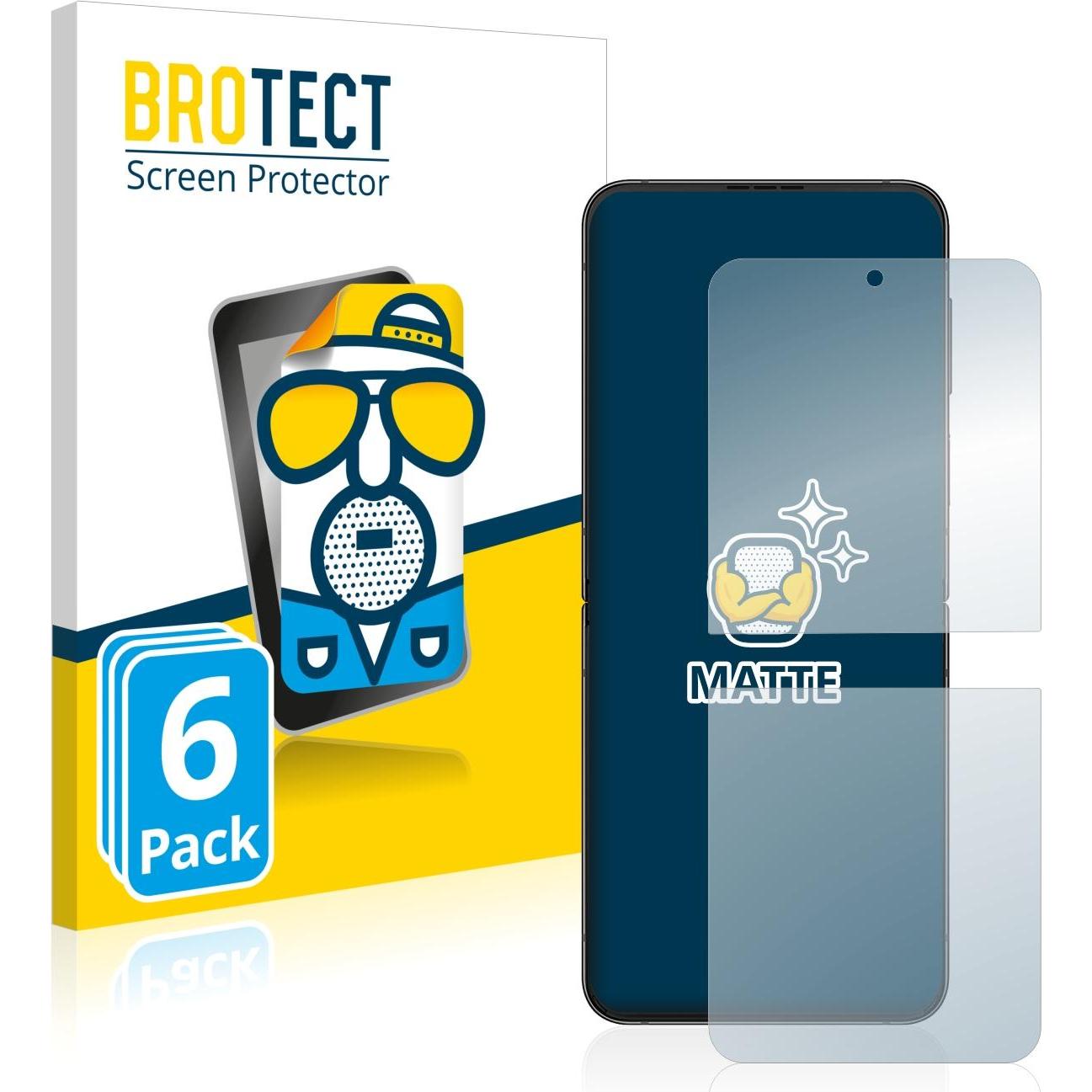 BROTECT Entspiegelungs-Schutzfolie Displayschutz Matt (6 Stück, Samsung Galaxy S21), Smartphone Schutzfolie