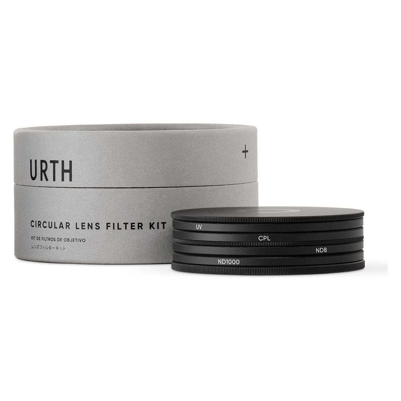 Urth 67mm Uv, Circular Polarizing (Cpl), ND8, ND1000 Lens Filter Kit (Plus+) (67 mm, Uv-Filter), Objektivfilter, Schwarz