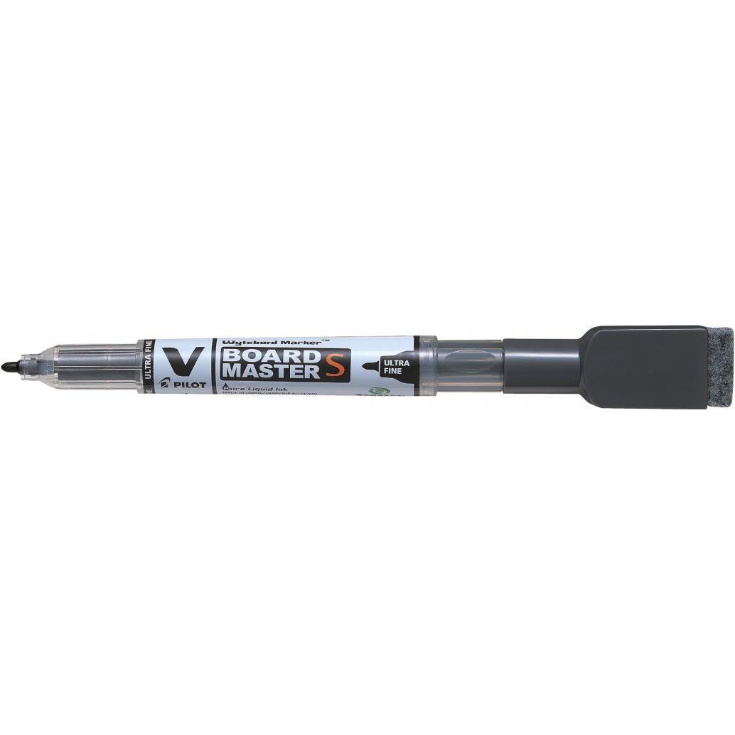 Pilot, Marker, V-Board Master S Radierer (Schwarz, 0.80 mm, 1 x)