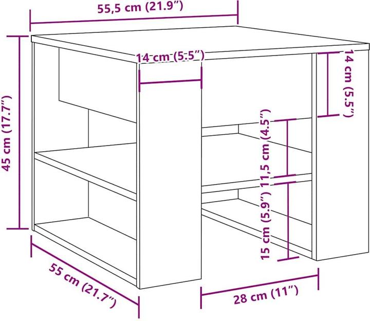 Produktbild vidaXL Couchtisch