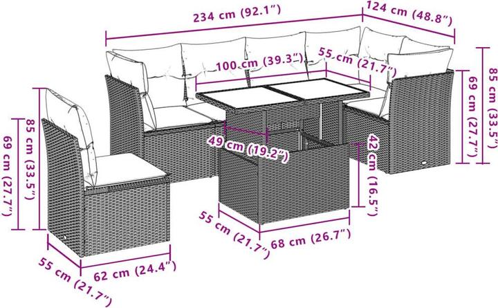 Produktbild vidaXL Amelie