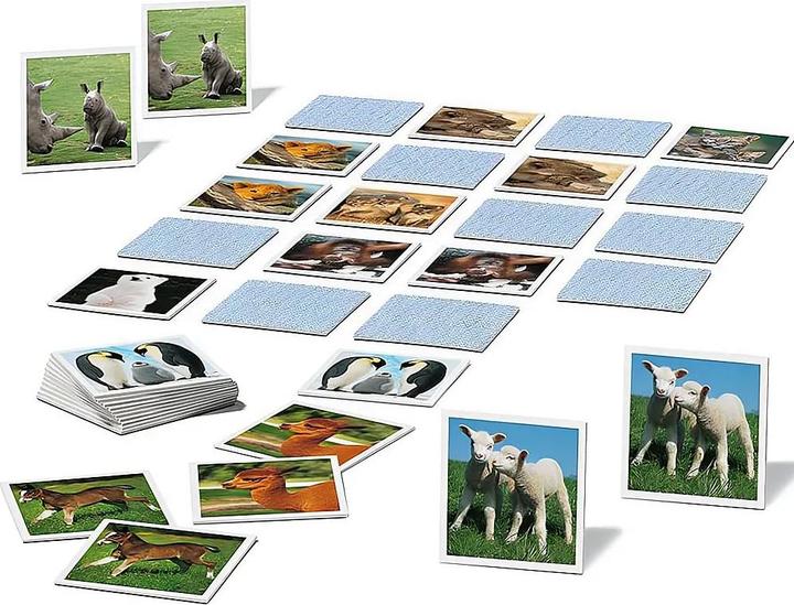 Actual product image Ravensburger Memory animal children (Danish, Dutch, English, French, German, Italian, Japanese, Norwegian, Polish, Portuguese, Spanish, Swedish, 2 - 8 Players)