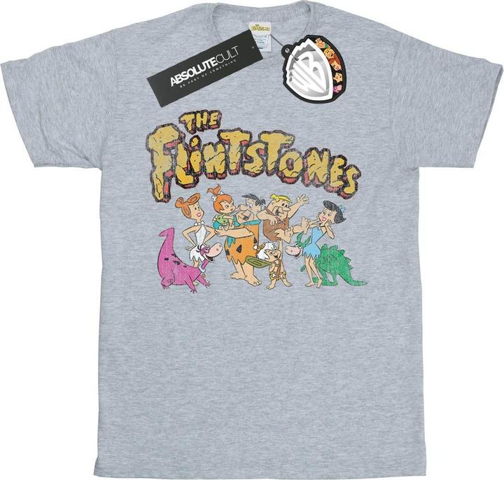 Image du produit The Flintstones - T-shirt GROUP DISTRESSED - Garçon (140, 146)