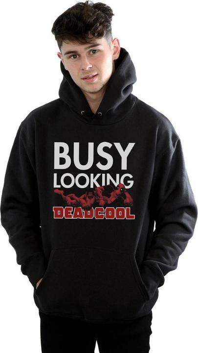 Immagine prodotto Deadpool Busy Looking Deadcool Felpa con Cappuccio Uomo (L)