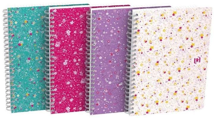 Produktbild Oxford FORME FLORAL - Spiralbuch (A5, Kariert, Harter Einband)