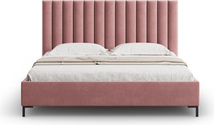 Image du produit Micadoni Lit Coffre en Velours Avec Tête de Lit, "Allison", 220x150x130Fabriqué en Europe (140 x 200)