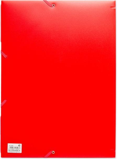 Image du produit Folia Chemise à élastique A3 transp. rouge (A3, 1 x)