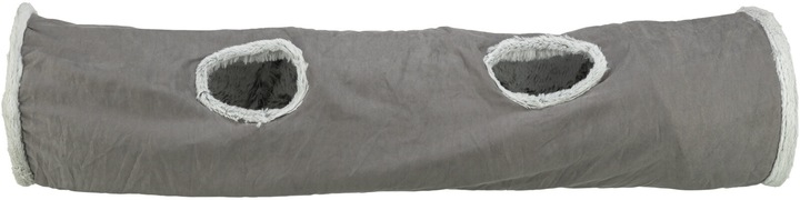 Produktbild Trixie Katzen-Spieltunnel Harvey, ø 27 × 116 cm, Grau (Ballspielzeug Katze)