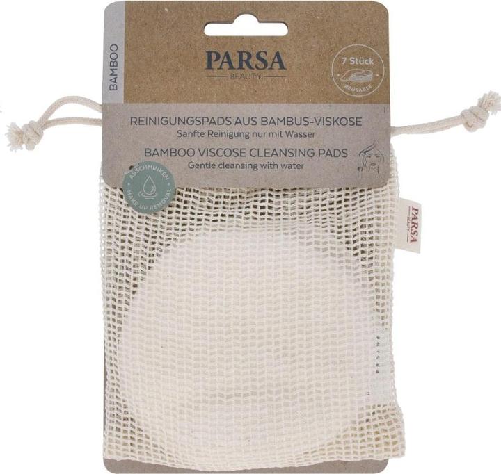 Produktbild Parsa Beauty PARSA Reinigungs Pads aus Bambus-Viskose 7 Stk. (Reinigungstücher Gesicht)