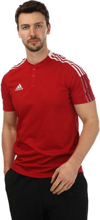 Actual product image adidas Mens Tiro 21 Short-Sleeved Polo Shirt (XS)