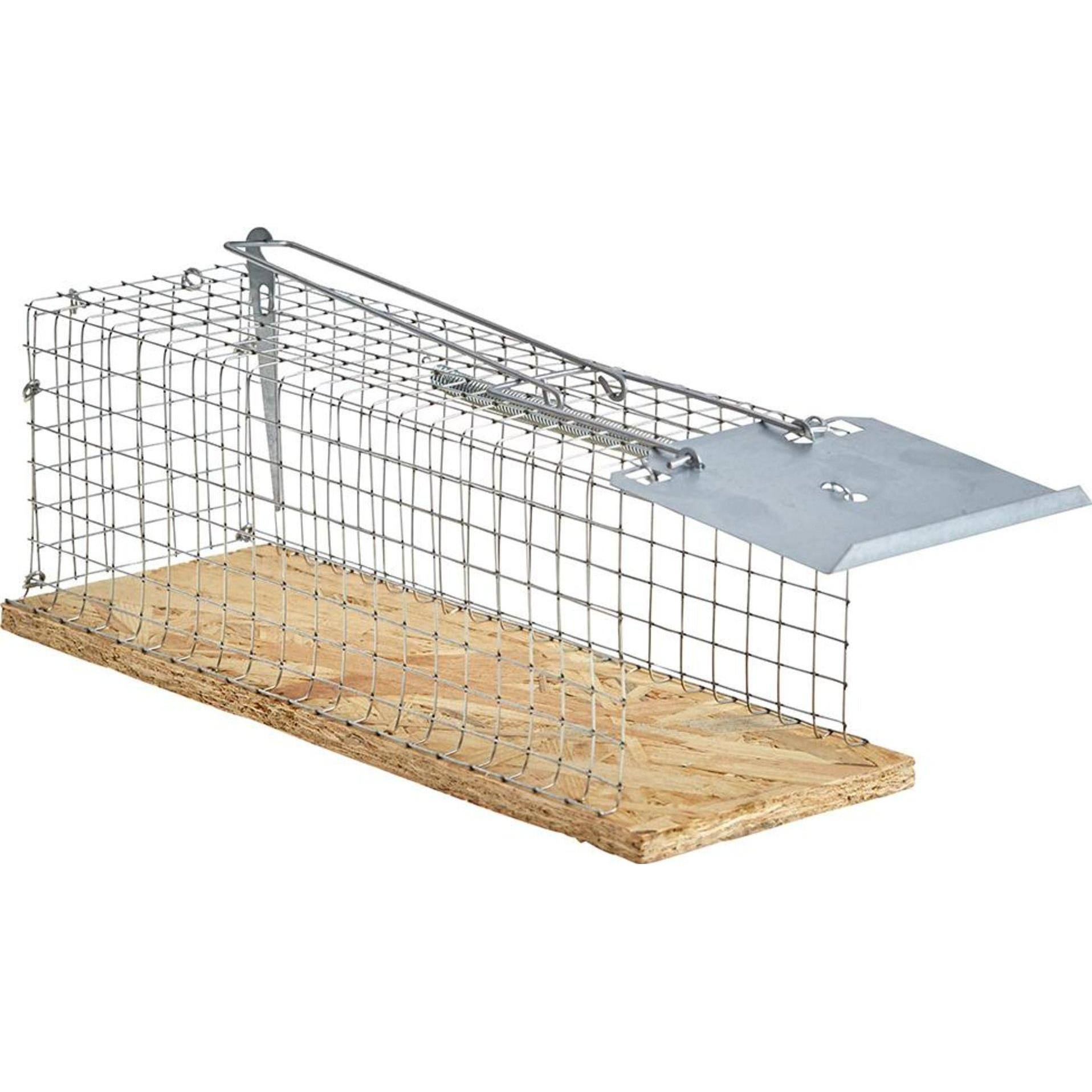 Deufa Multicolore/Marrone/Grigio Trappola Animali, Gabbia Metallica Per Topi Luna 014003